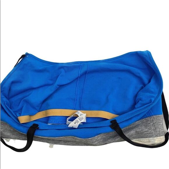 Lululemon Blue White & Black Stripe Contentment Triangle Tank Top, Size 8 - Picture 7 of 14